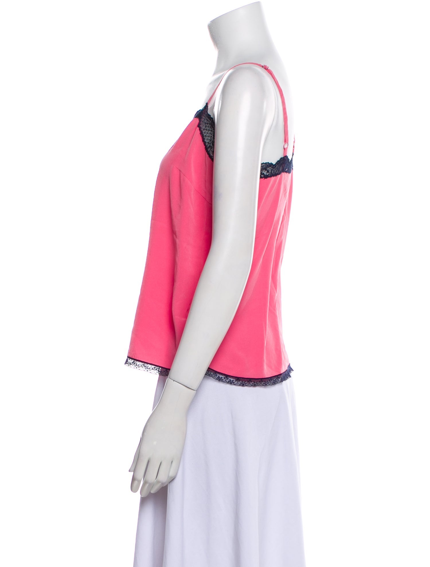 Zadig & Voltaire Silk Square Neckline Top