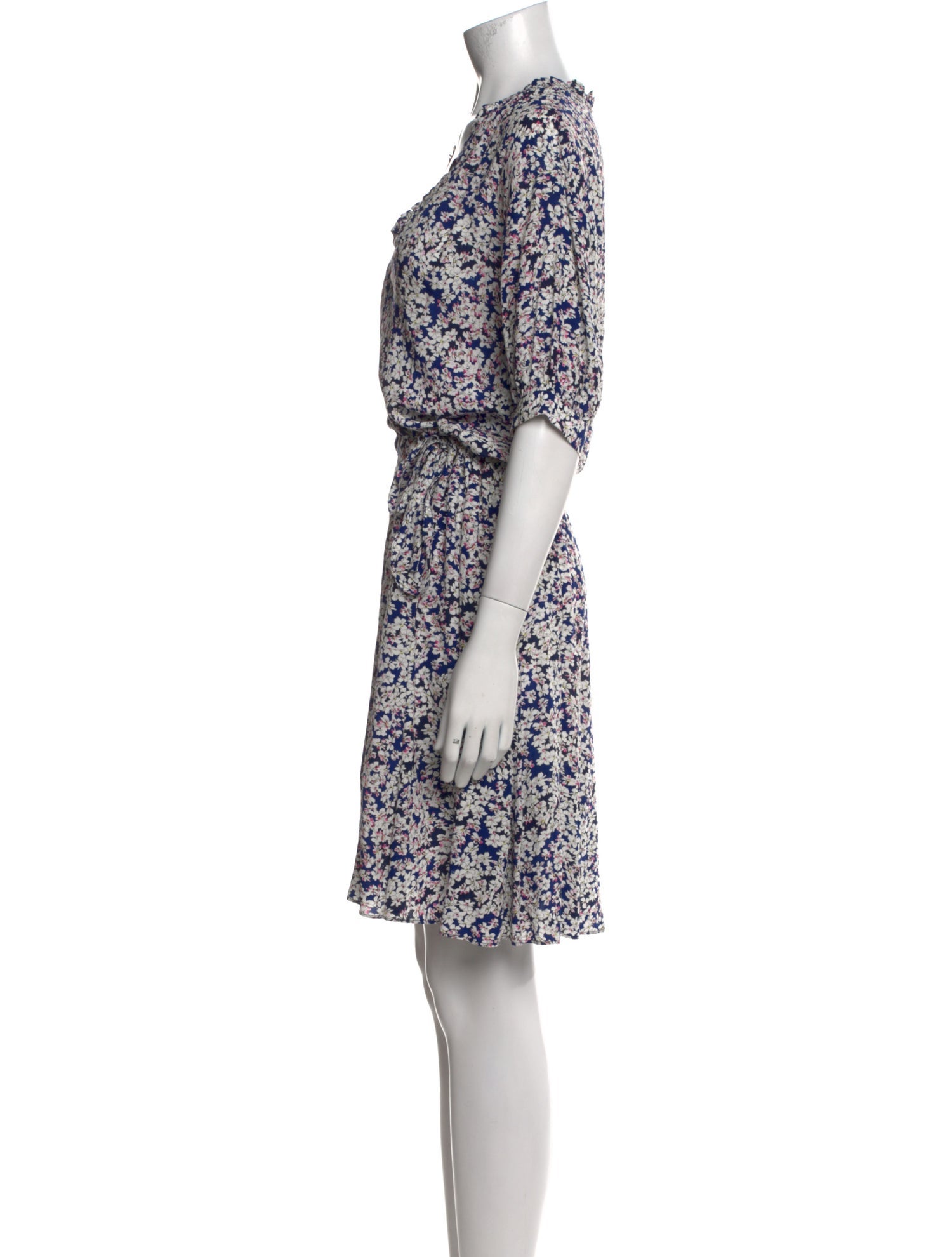 Zadig & Voltaire Floral Print Midi Length Dress