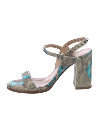 Zadig & Voltaire Snakeskin Printed Sandals