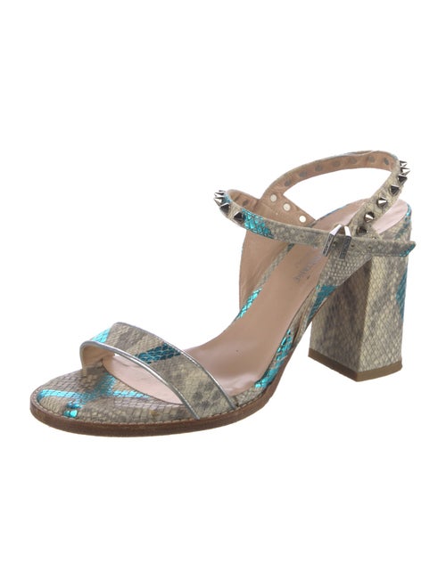 Zadig & Voltaire Snakeskin Printed Sandals