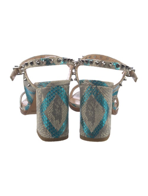 Zadig & Voltaire Snakeskin Printed Sandals