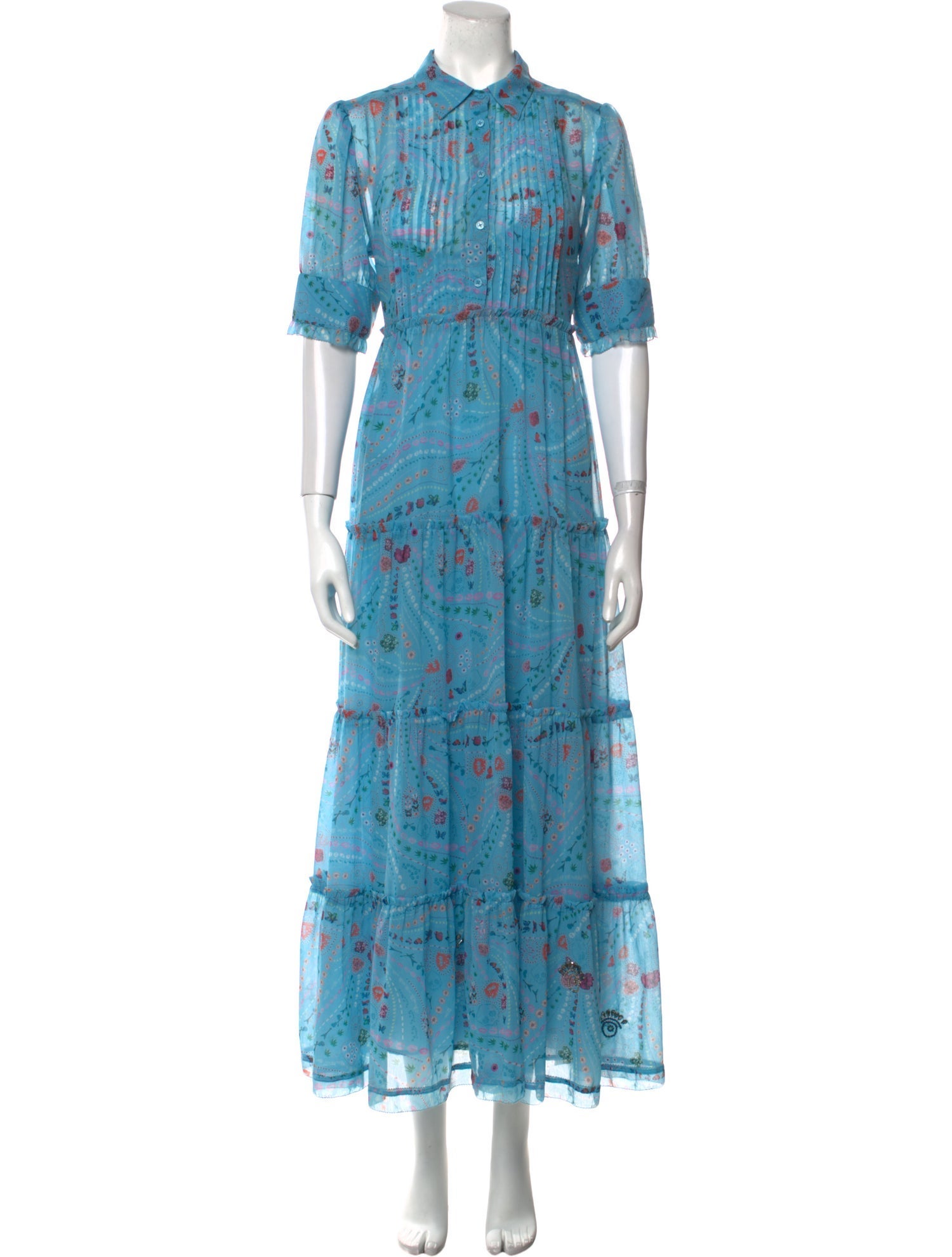 Zadig & Voltaire Floral Print Long Dress