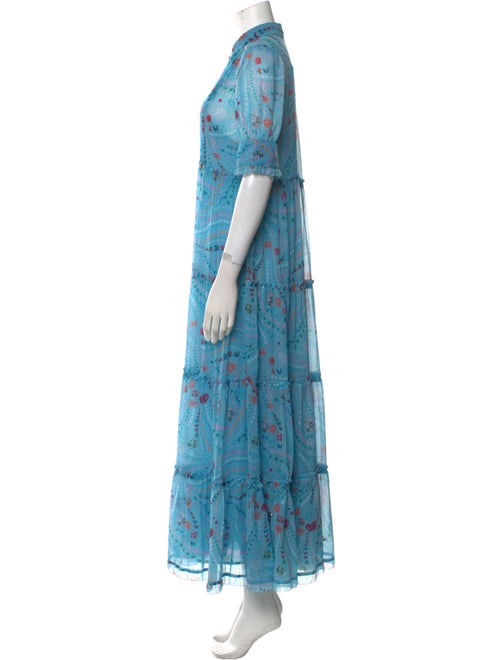 Zadig & Voltaire Floral Print Long Dress