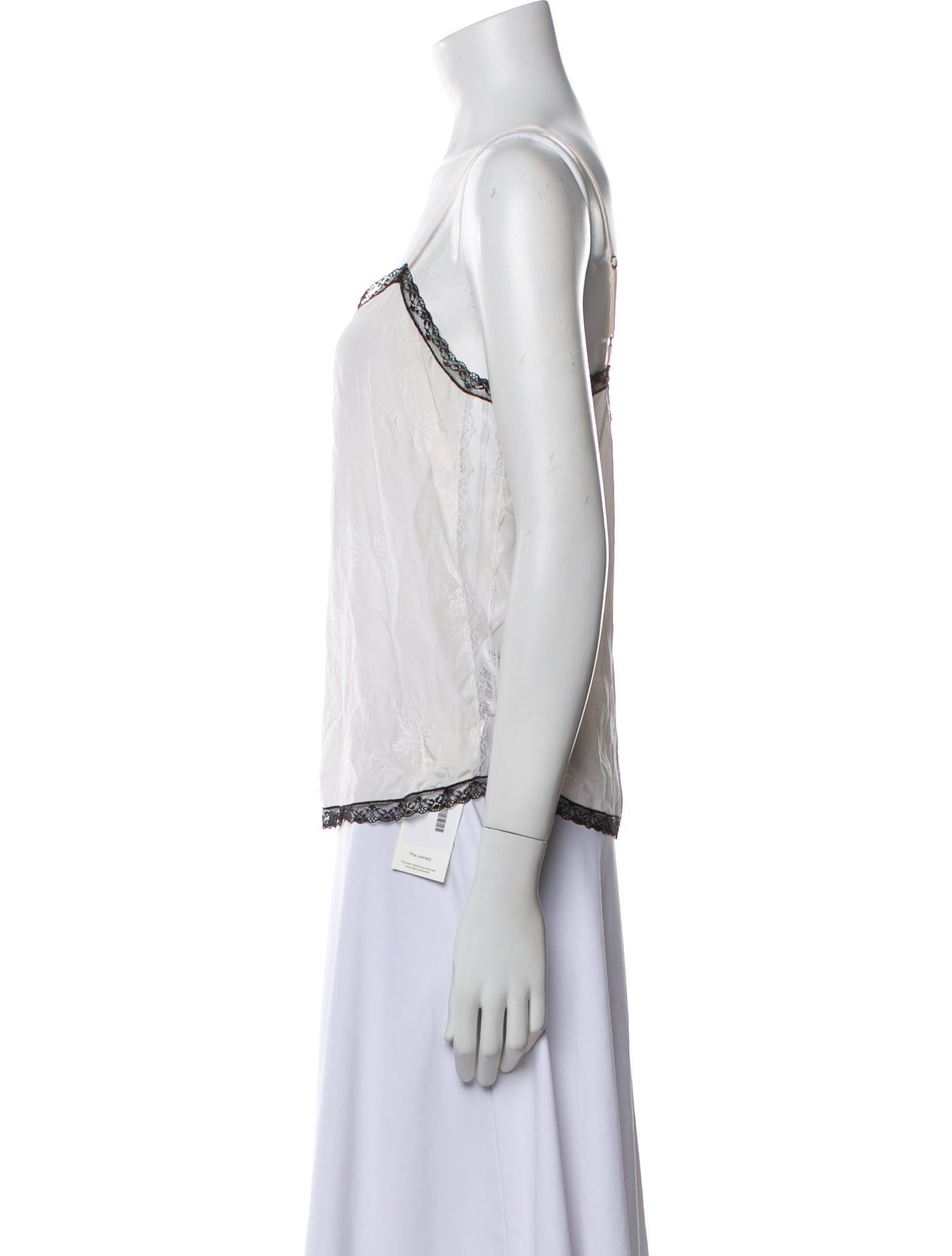 Zadig & Voltaire Silk Square Neckline Top