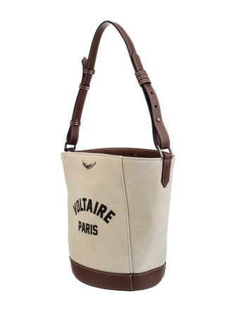 Zadig & Voltaire Canvas Bucket Bag