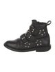 Zadig & Voltaire Spike Accents Leather Combat Boots