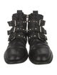 Zadig & Voltaire Spike Accents Leather Combat Boots