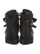 Zadig & Voltaire Spike Accents Leather Combat Boots