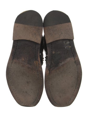 Zadig & Voltaire Spike Accents Leather Combat Boots