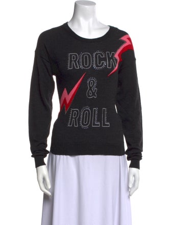 Zadig & Voltaire Wool Graphic Print Sweater