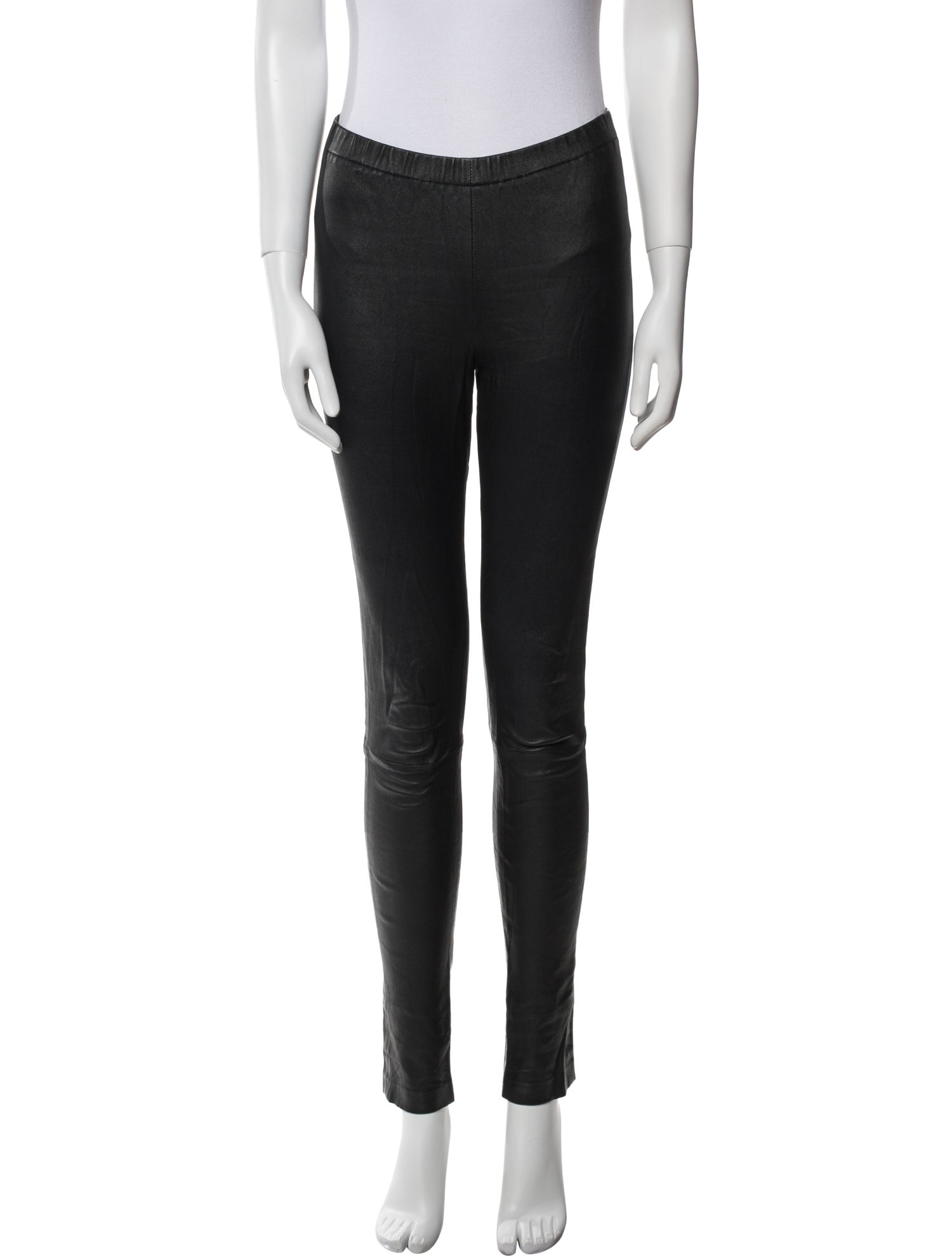 Zadig & Voltaire Lamb Leather Skinny Leg Pants