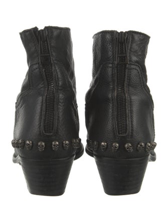 Zadig & Voltaire Leather Studded Accents Boots