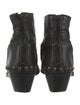 Zadig & Voltaire Leather Studded Accents Boots