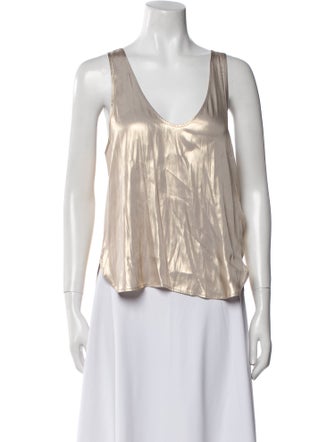 Zadig & Voltaire Scoop Neck Sleeveless Top