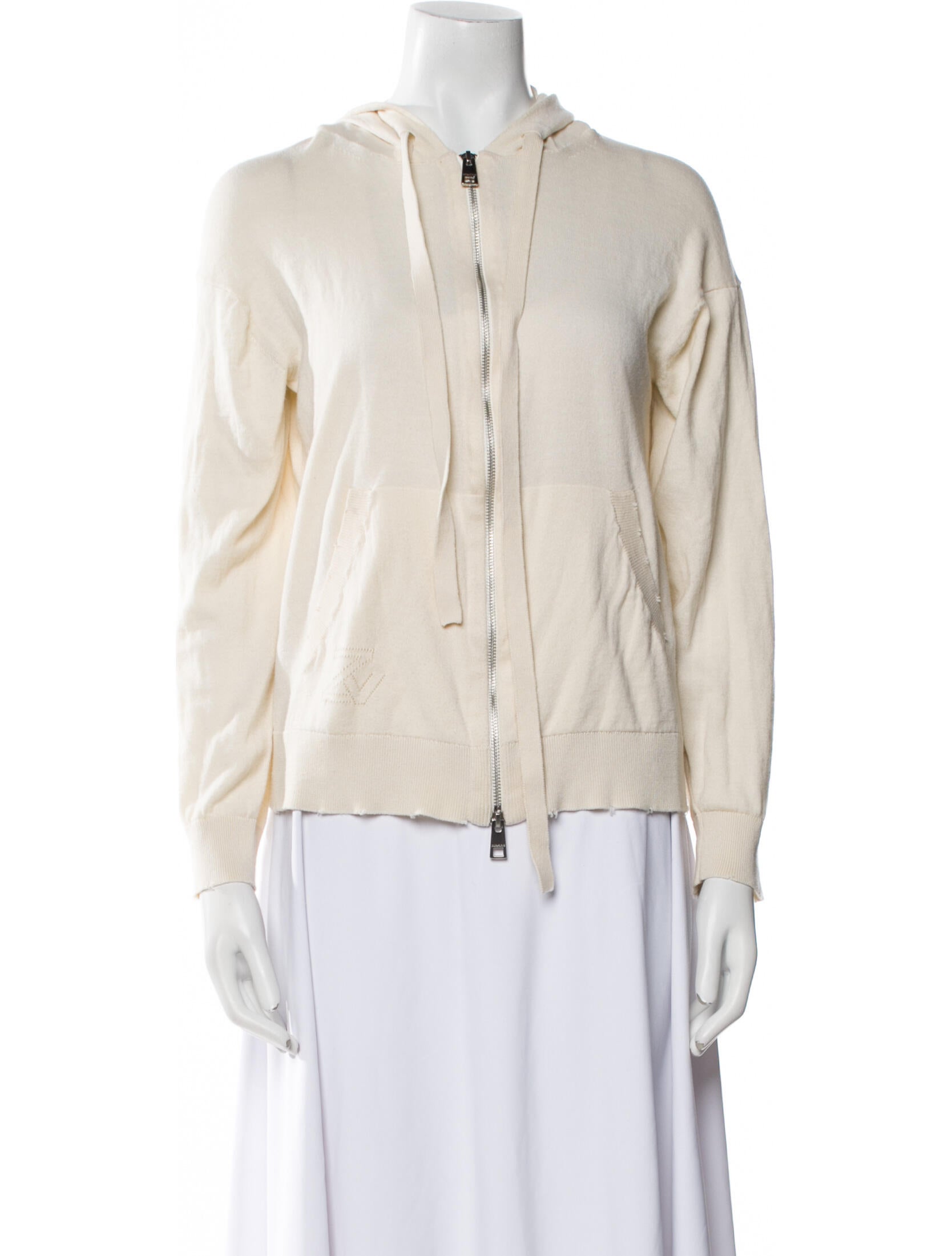 Zadig & Voltaire V-Neck Long Sleeve Hoodie w/ Tags