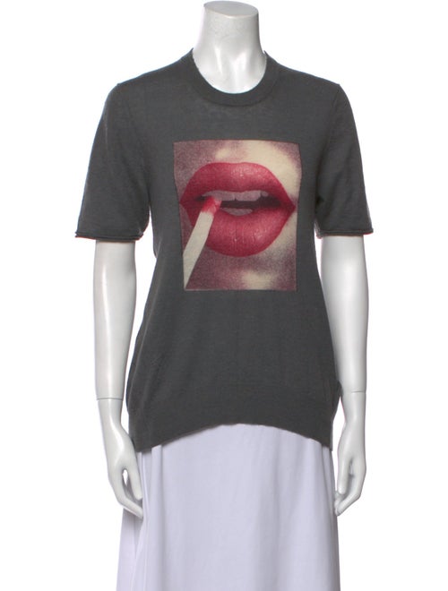 Zadig & Voltaire Cashmere Graphic Print Sweater