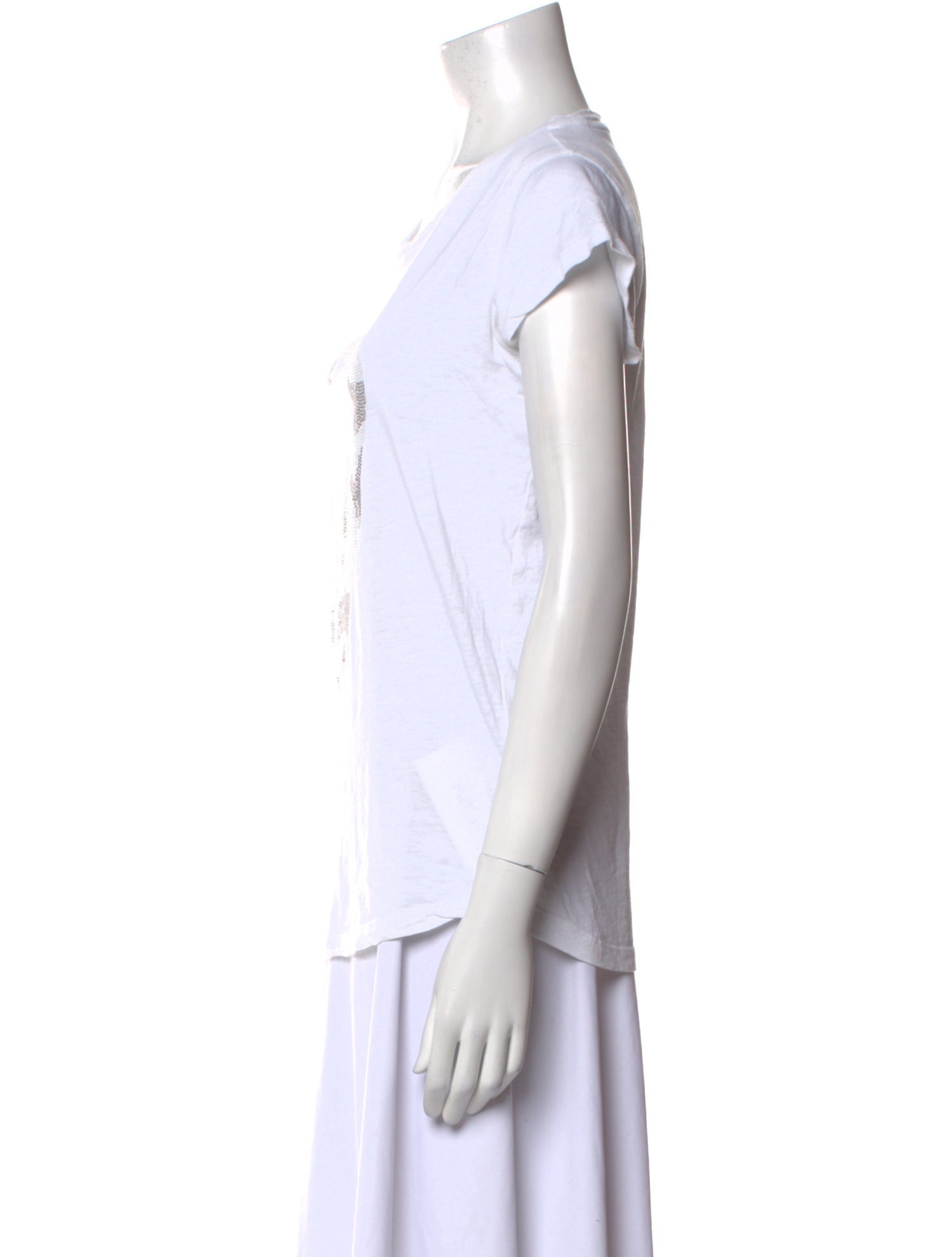 Zadig & Voltaire Graphic Print Scoop Neck T-Shirt