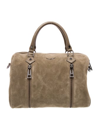 Zadig & Voltaire Suede Top Handle Bag