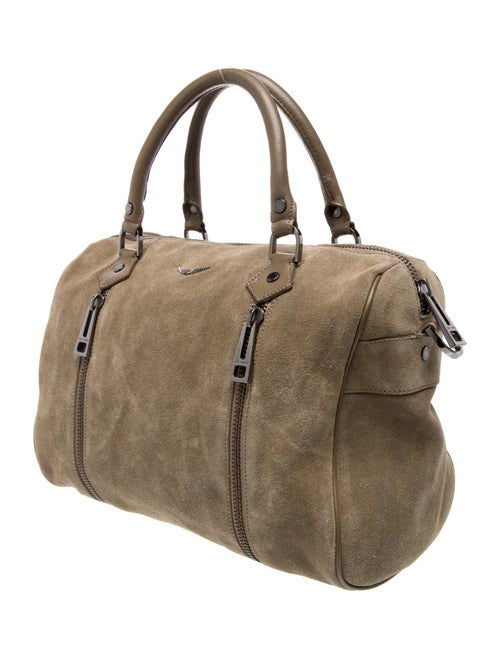 Zadig & Voltaire Suede Top Handle Bag