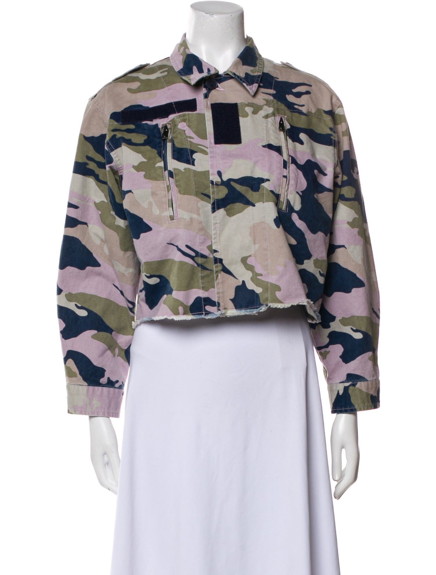 Zadig & Voltaire Printed Denim Jacket