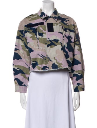 Zadig & Voltaire Printed Denim Jacket