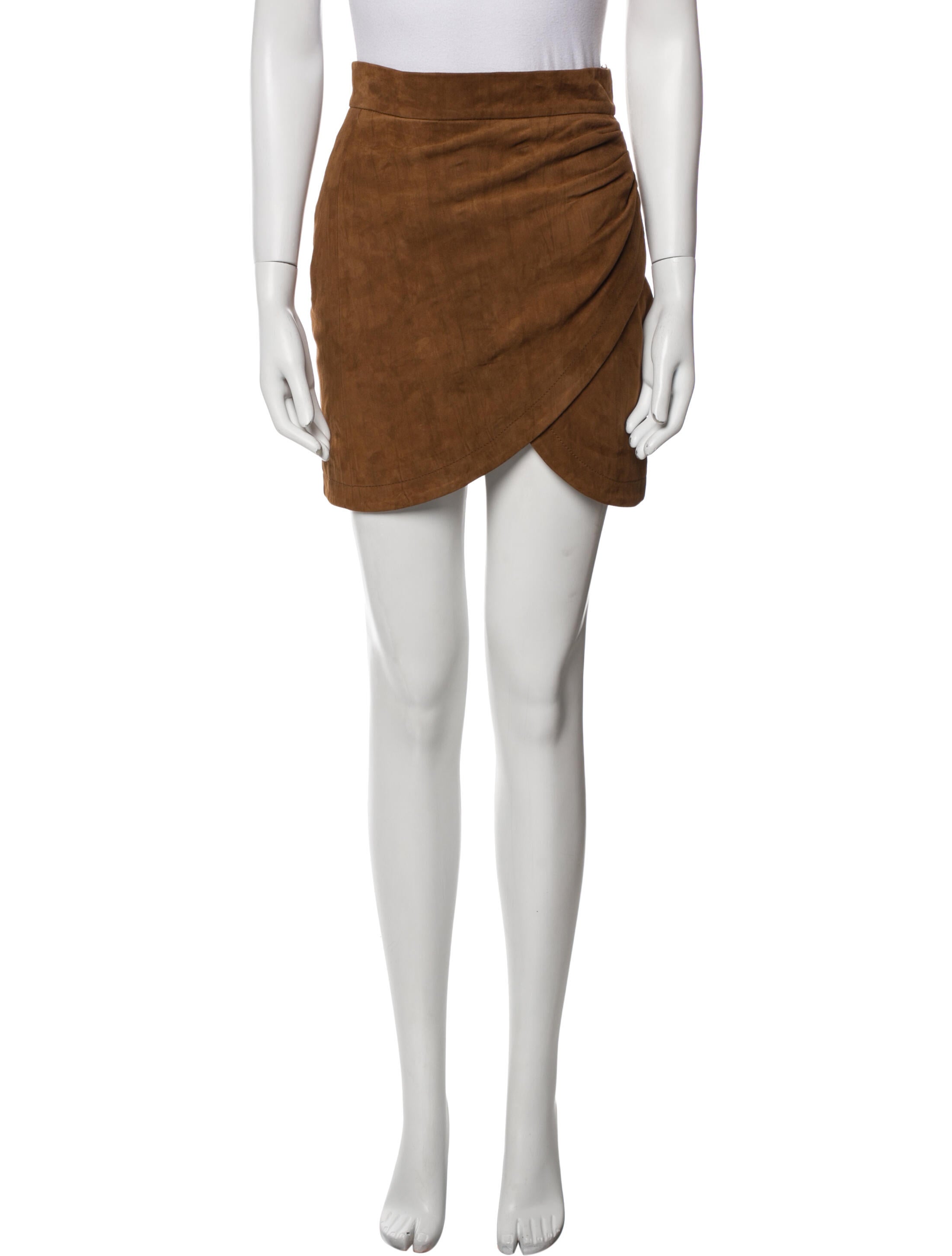 Zadig & Voltaire Goat Leather Mini Skirt