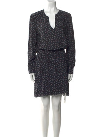 Zadig & Voltaire Floral Print Knee-Length Dress