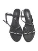 Zadig & Voltaire Leather Studded Accents Gladiator Sandals