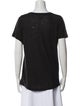 Zadig & Voltaire Linen V-Neck T-Shirt