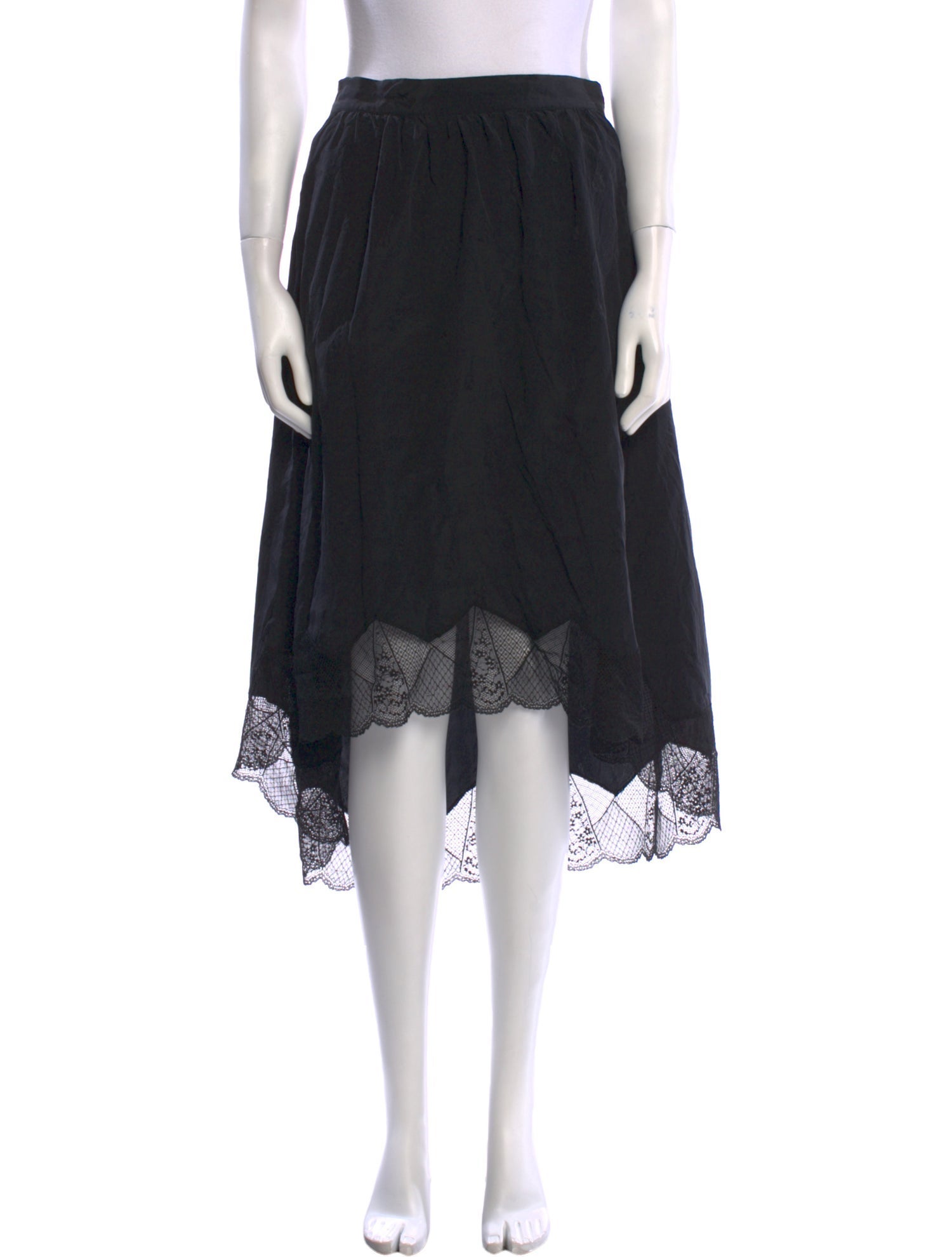 Zadig & Voltaire Silk Midi Length Skirt