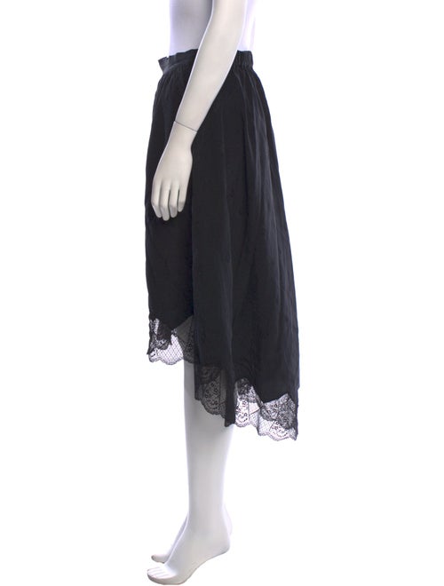 Zadig & Voltaire Silk Midi Length Skirt