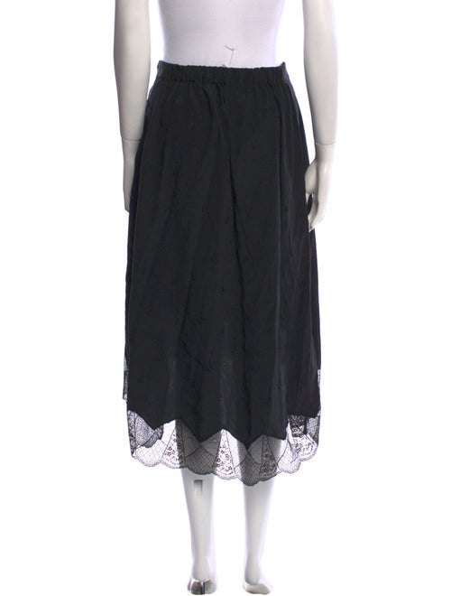 Zadig & Voltaire Silk Midi Length Skirt