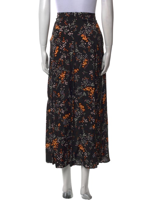 Zadig & Voltaire Floral Print Midi Length Skirt