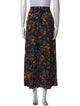 Zadig & Voltaire Floral Print Midi Length Skirt