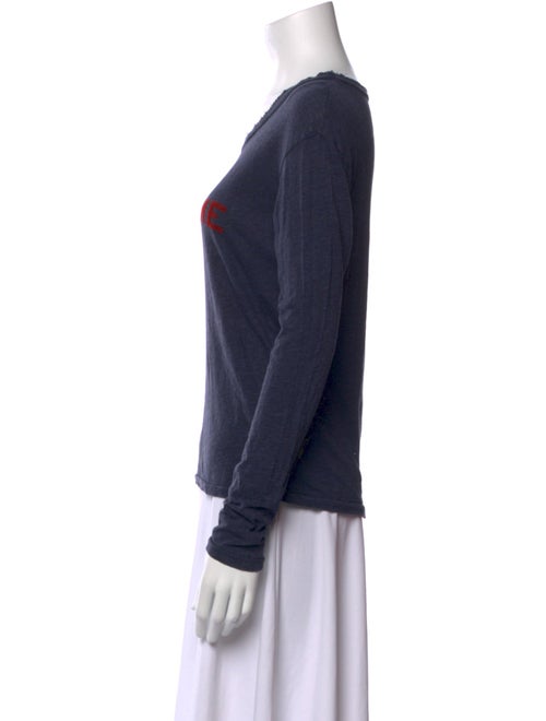 Zadig & Voltaire Graphic Print Scoop Neck T-Shirt