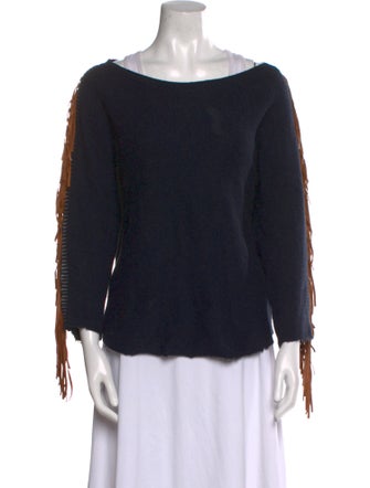 Zadig & Voltaire Cashmere Bateau Neckline Sweater