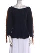 Zadig & Voltaire Cashmere Bateau Neckline Sweater
