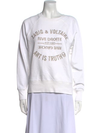 Zadig & Voltaire Graphic Print Crew Neck Sweatshirt