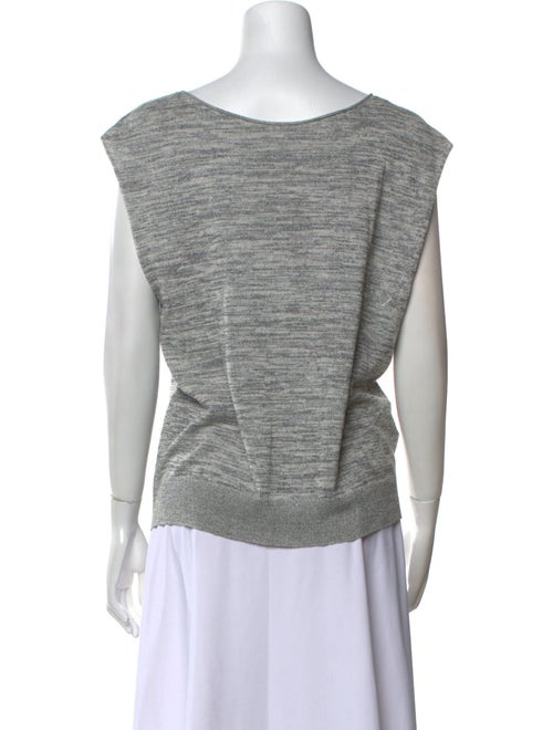 Zadig & Voltaire Graphic Print Bateau Neckline Top