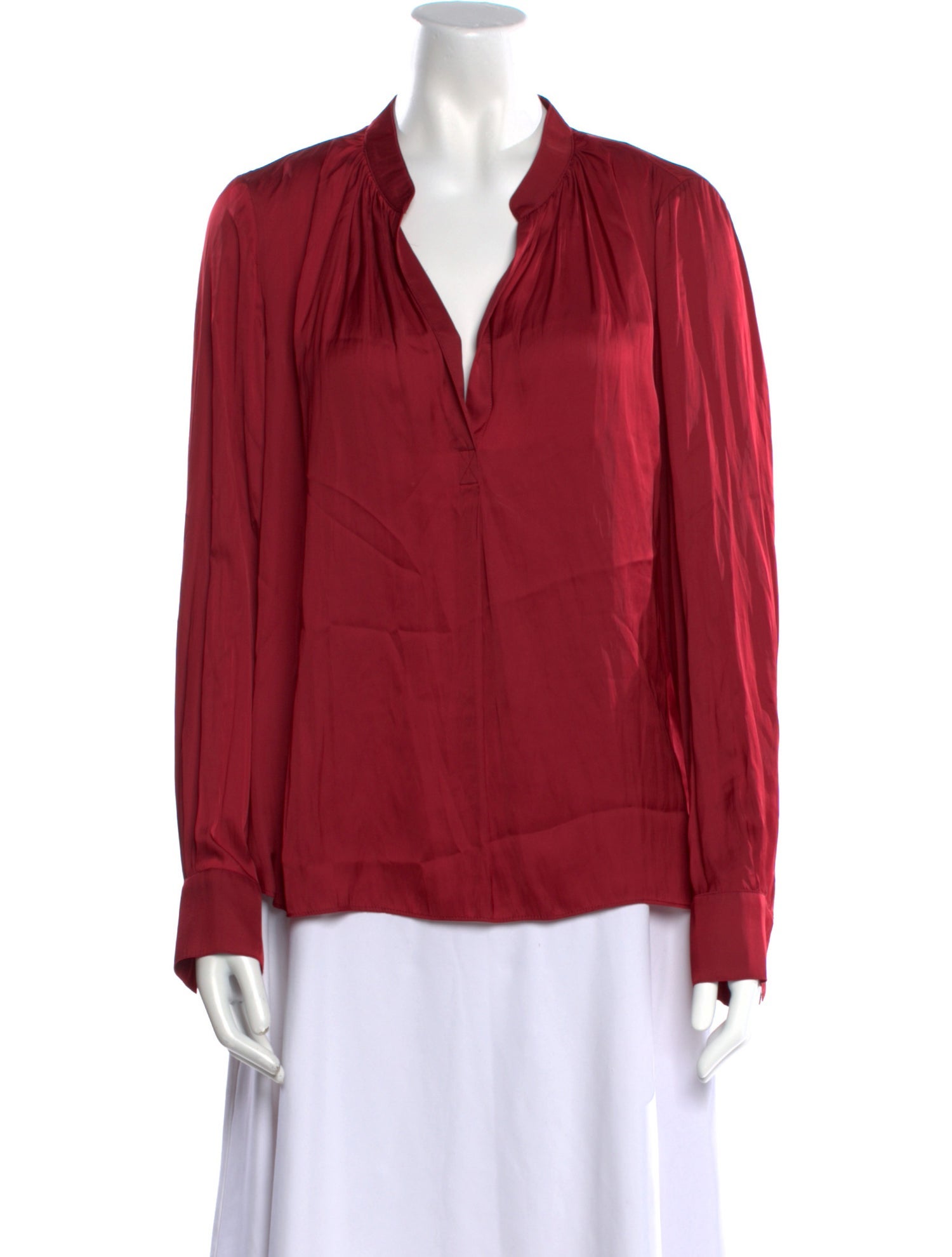 Zadig & Voltaire V-Neck Long Sleeve Blouse