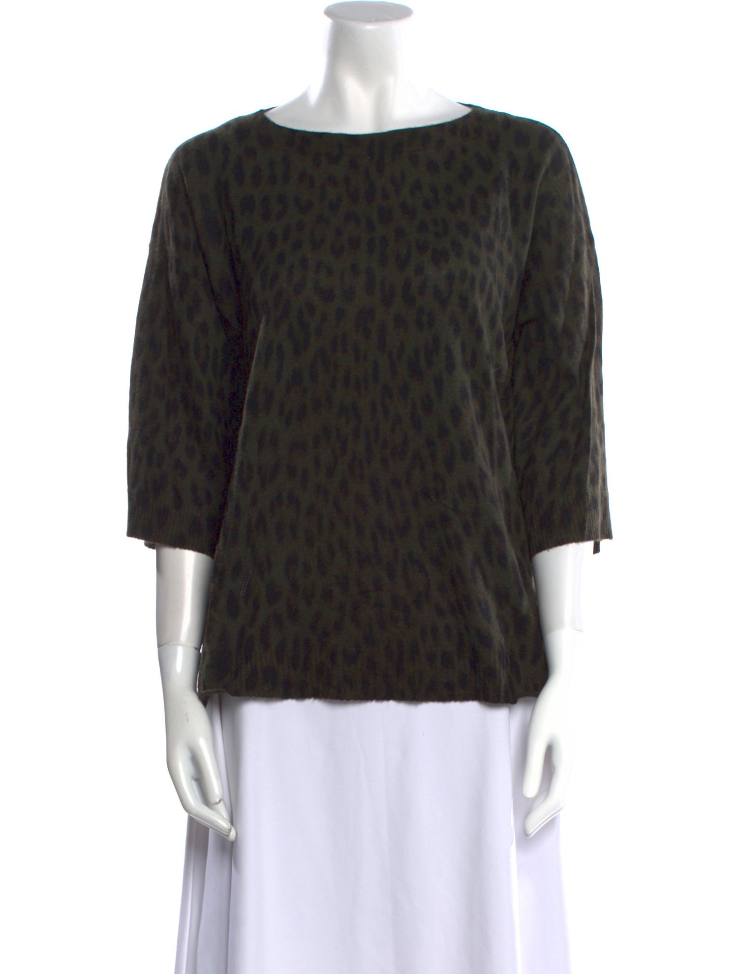 Zadig & Voltaire Cashmere Animal Print Sweater
