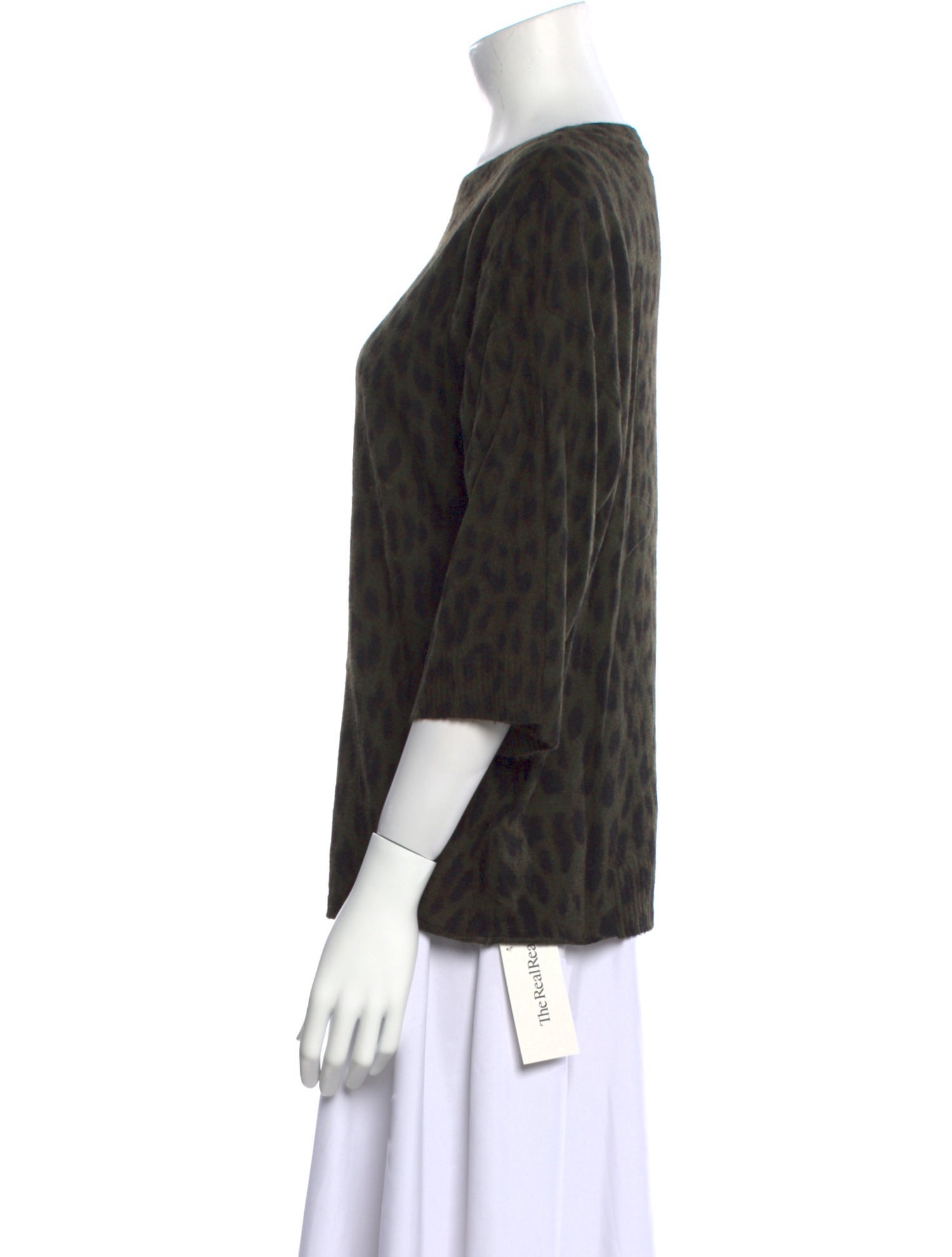 Zadig & Voltaire Cashmere Animal Print Sweater
