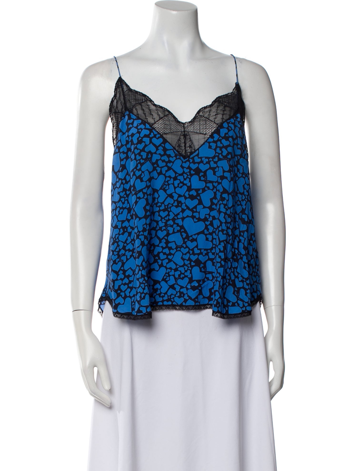Zadig & Voltaire Floral Print V-Neck Top