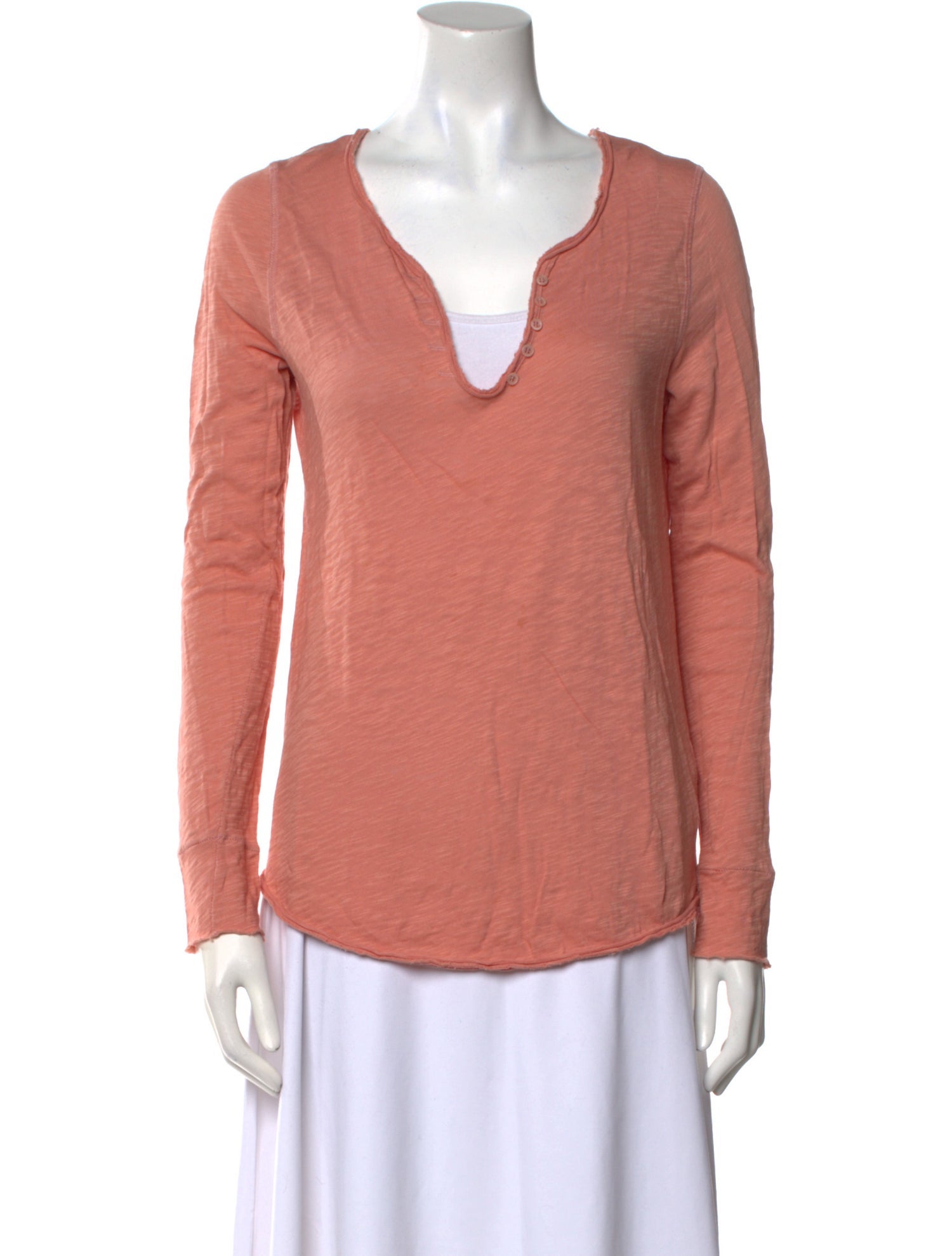 Zadig & Voltaire V-Neck Long Sleeve Top