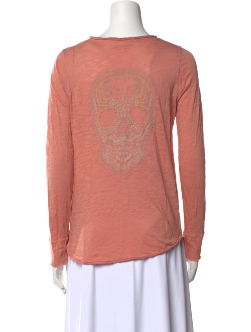 Zadig & Voltaire V-Neck Long Sleeve Top