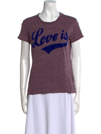 Zadig & Voltaire Graphic Print Crew Neck T-Shirt