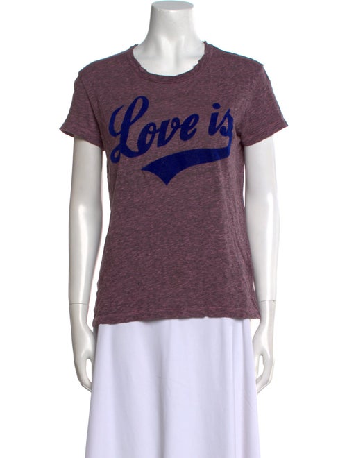 Zadig & Voltaire Graphic Print Crew Neck T-Shirt