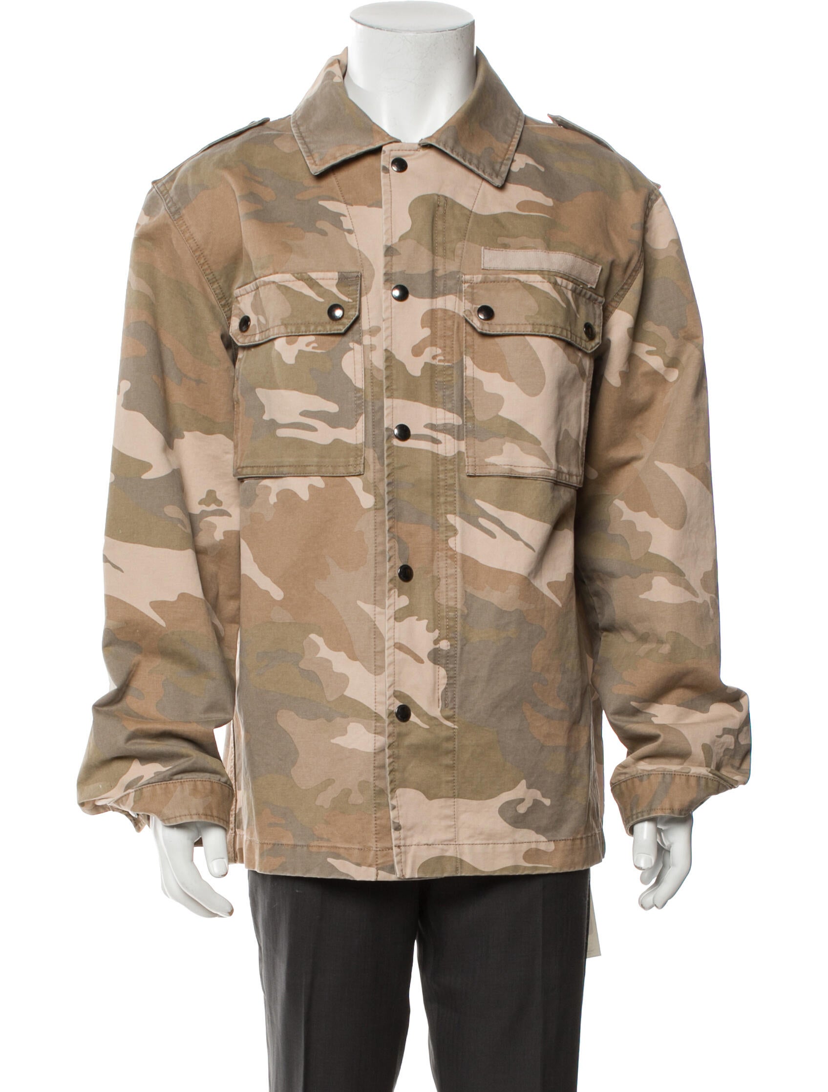 Zadig & Voltaire Camouflage Print Utility Jacket