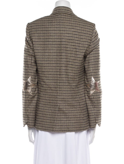 Zadig & Voltaire Wool Plaid Print Blazer