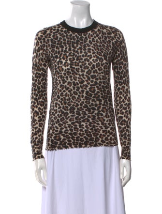 Zadig & Voltaire Cashmere Animal Print Sweater